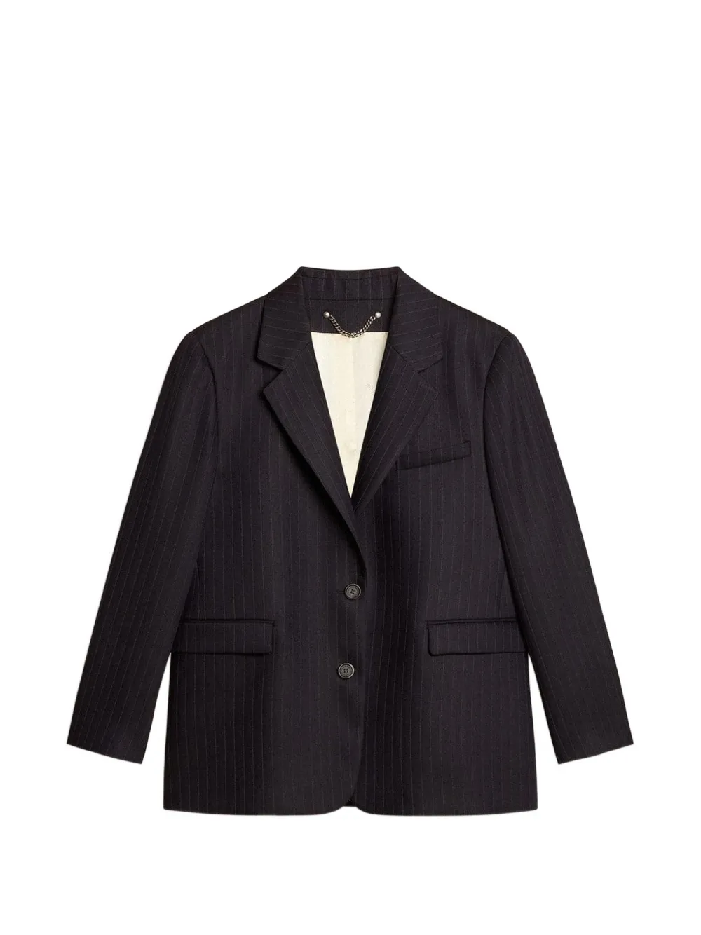 Golden Goose pinstripe single-breasted blazer - Blue