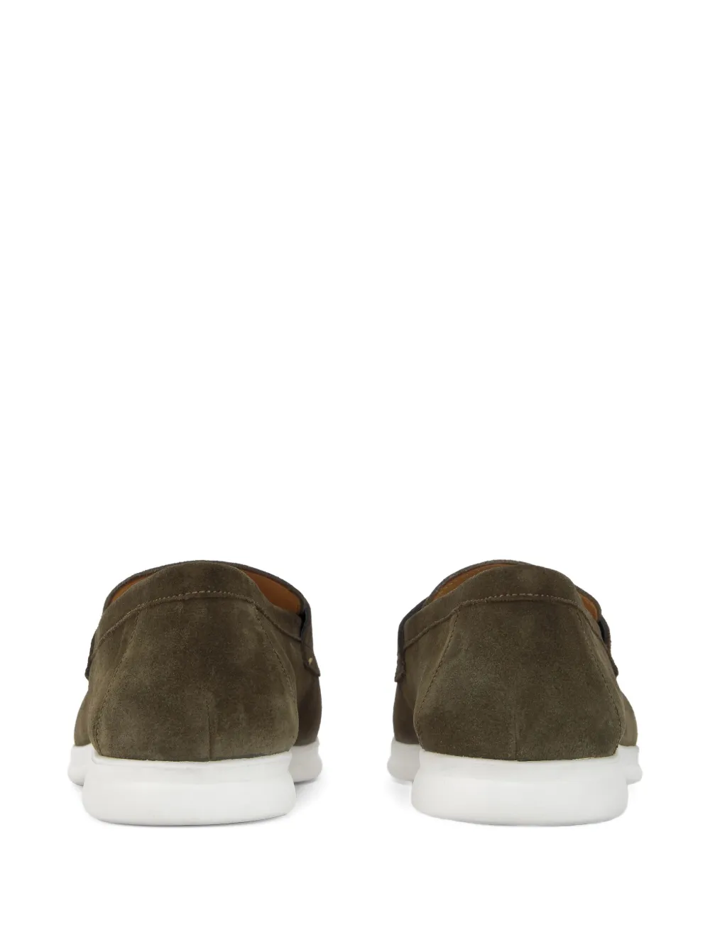 CALCE penny suede loafers Green