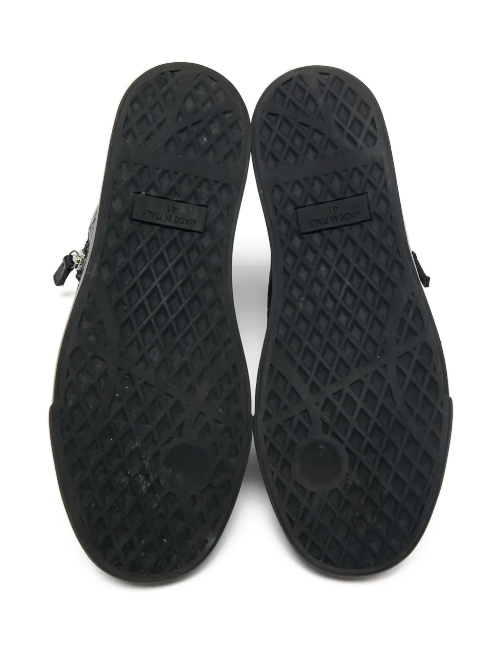 Giuseppe Zanotti Vintage baskets en cuir à effet peau de crocodile | Image 2