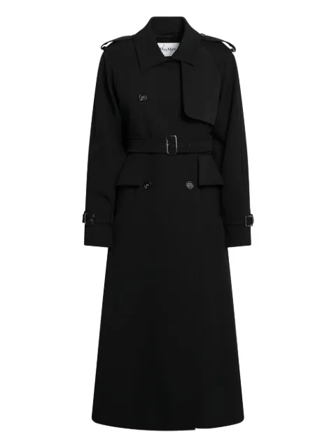 Max Mara double-breasted belted trench coat
