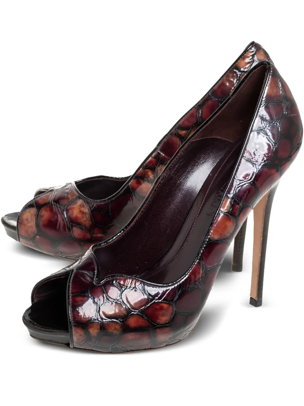 Alexander McQueen Pre-Owned Pumps mit Absatz 130mm - Braun