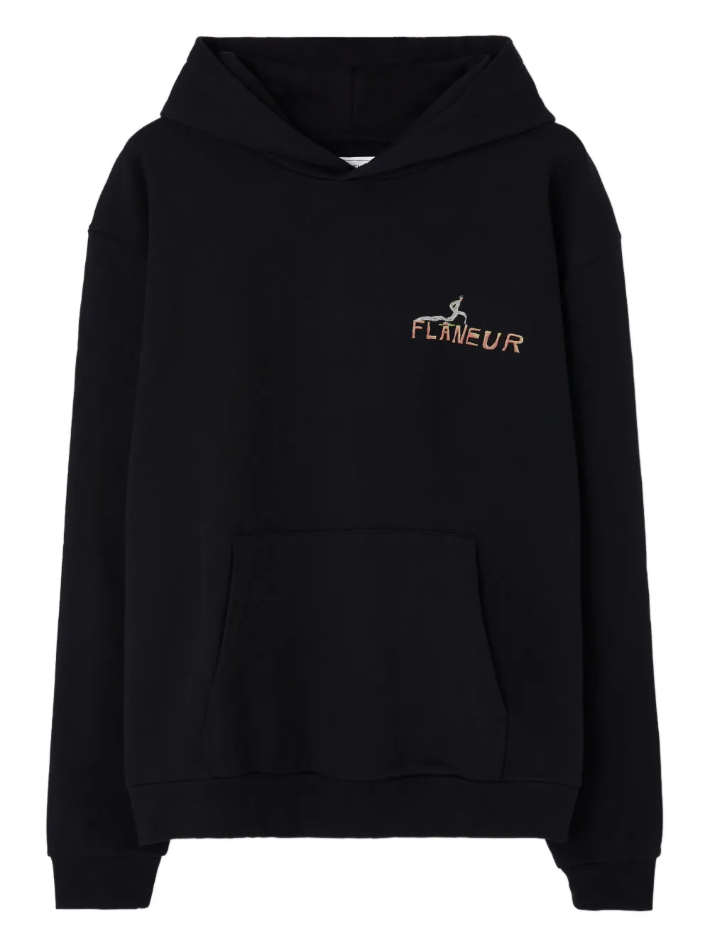 embroidered graphic hoodie