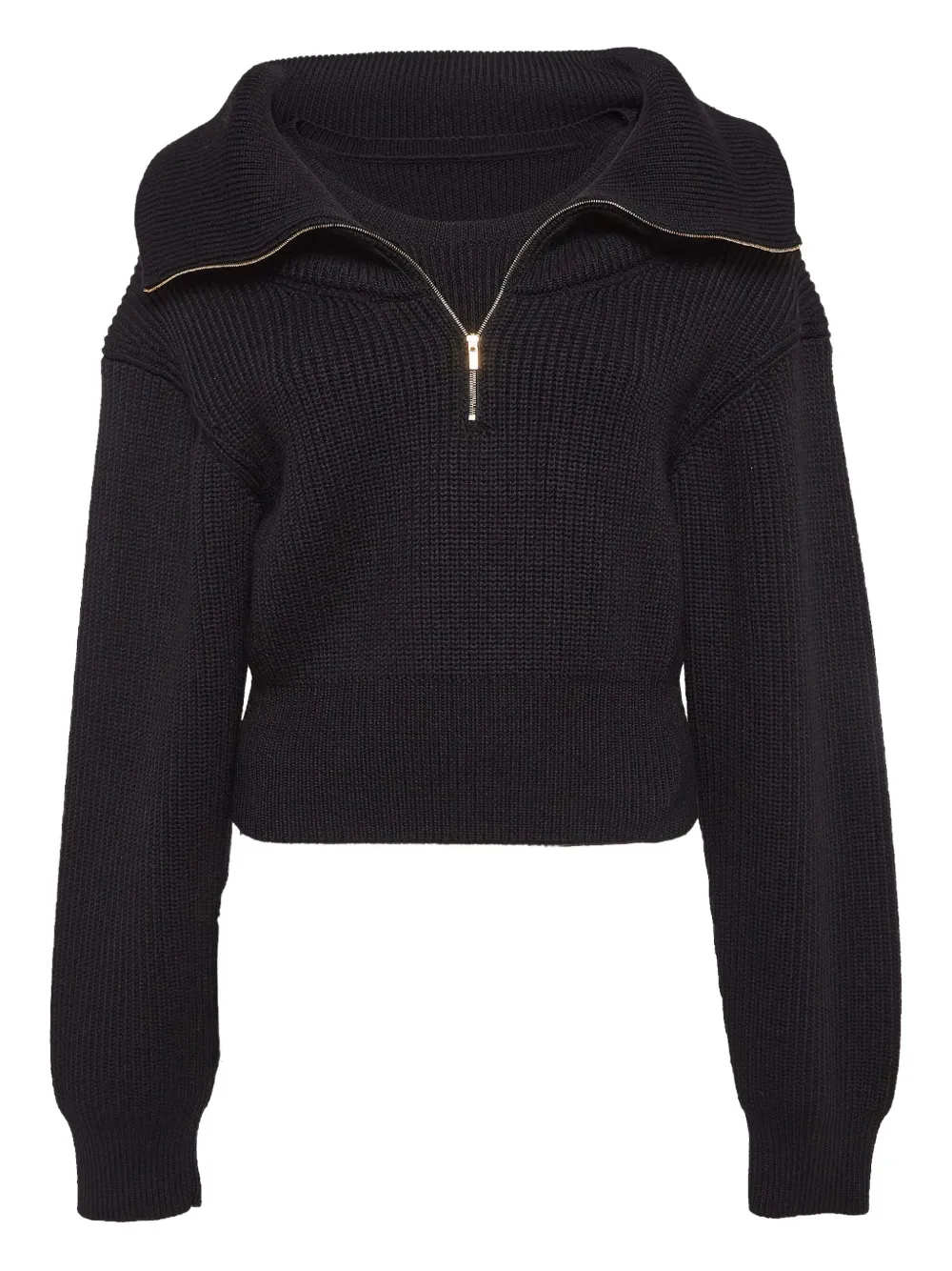 Jacquemus Pre-Owned hal-zip sweater | Black | Image 1