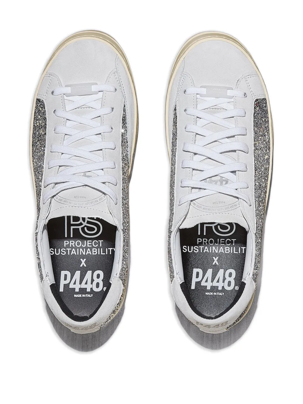 P448 John glitter suede sneakers | Low-Tops | Image 2