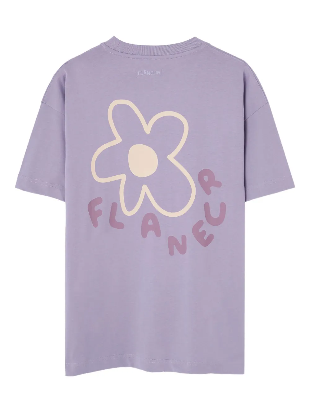 FLÂNEUR flower-print T-shirt - Paars
