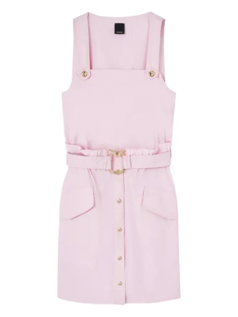 PINKO buttoned-up belted dress