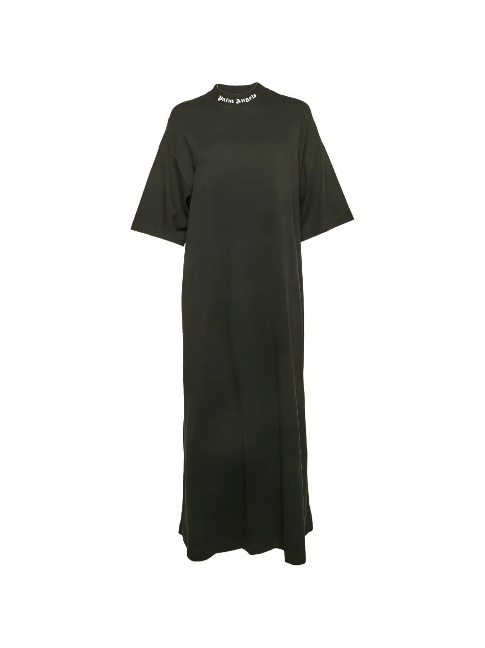 Palm Angels Abito modello T-shirt con stampa - Nero