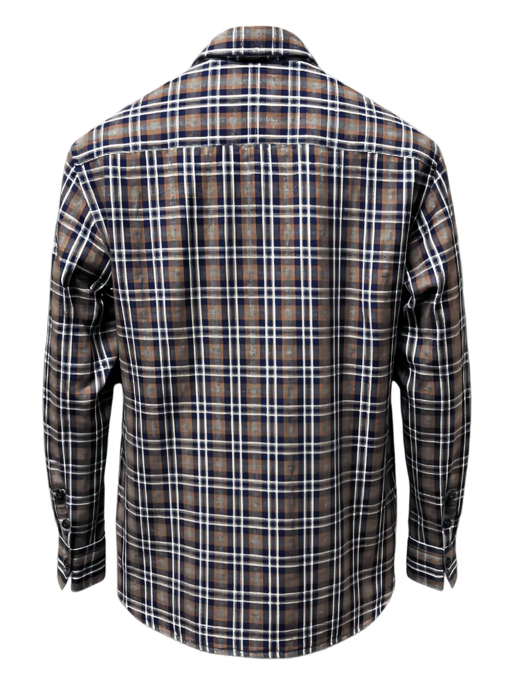 Bastoncino plaid-pattern shirt - Bruin