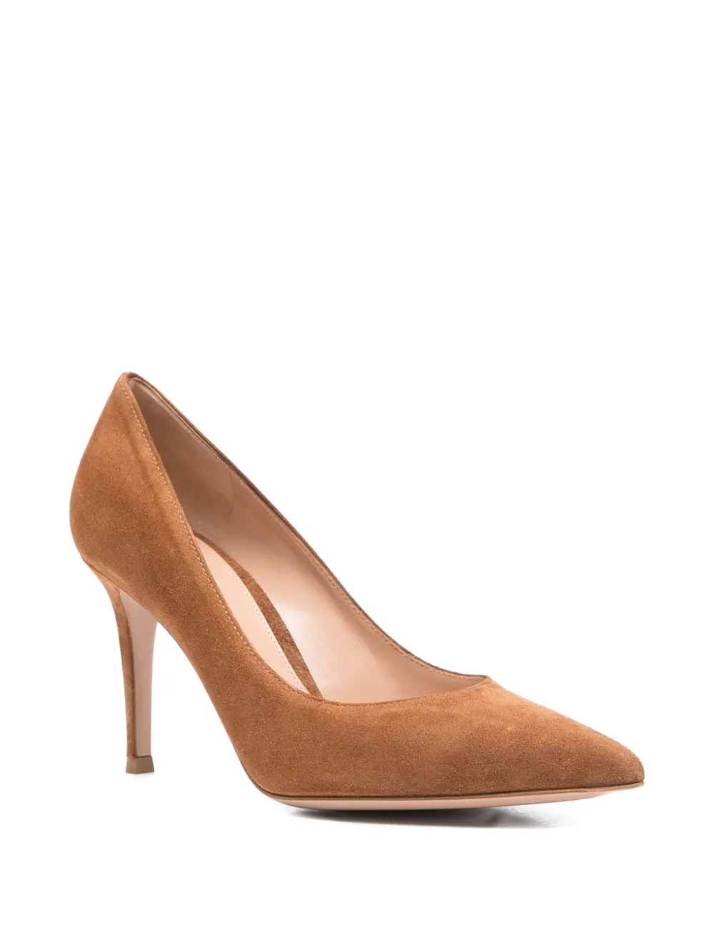 Gianvito Rossi 85mm Gianvito pointed-toe suede pumps | Heeled Pumps | Image 2