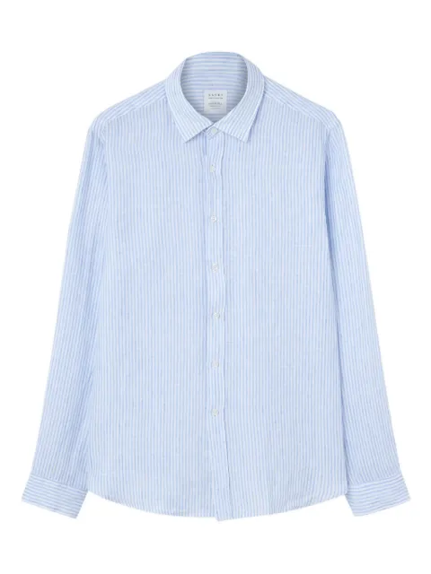 Xacus striped linen shirt