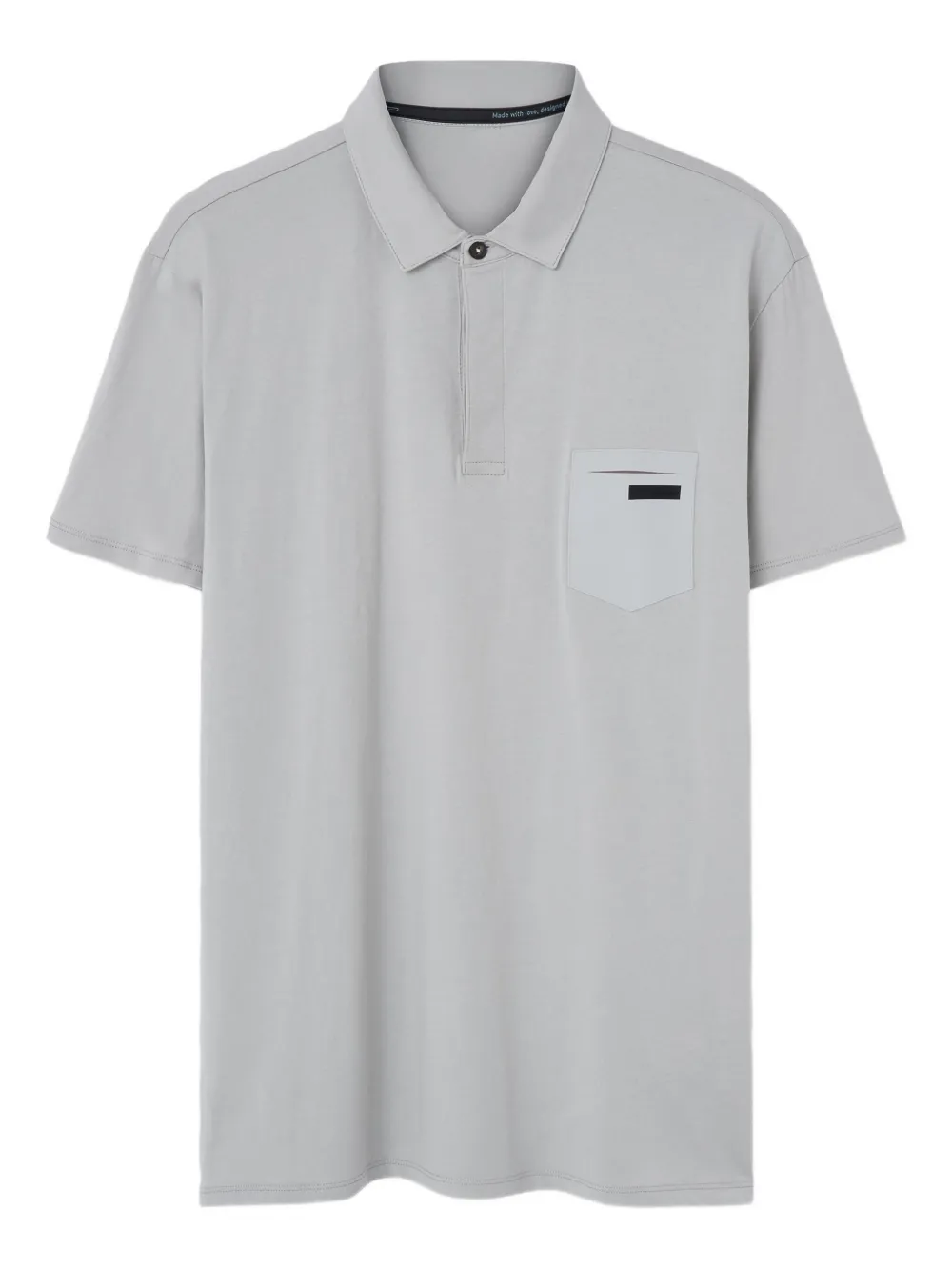 pocket short-sleeve polo shirt