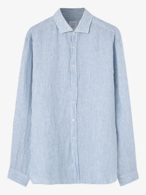 Xacus striped linen shirt
