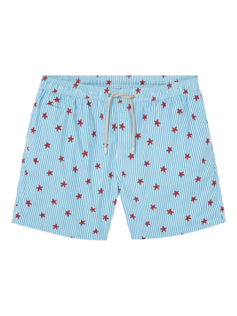 MC2 Saint Barth shorts de playa con rayas de estrella de mar