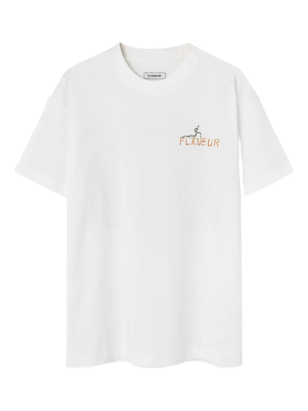 FLÂNEUR 패시지 오브 타임 프린트 티셔츠 | 화이트 | Image 1