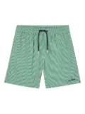 MC2 Saint Barth Patmos striped drawstring swim shorts - Green