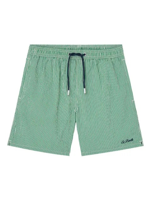 MC2 Saint Barth Patmos striped drawstring swim shorts
