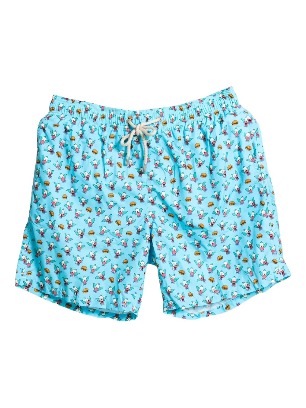 MC2 Saint Barth Krusty Burger swim shorts Blauw