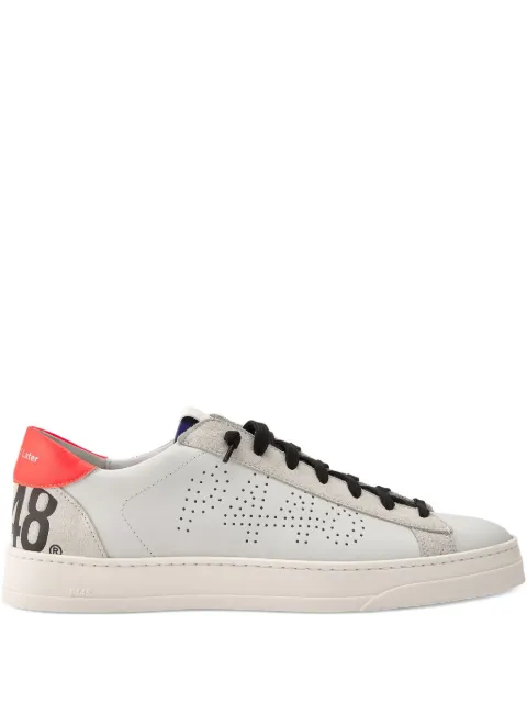 P448 Jack perforated logo trainers