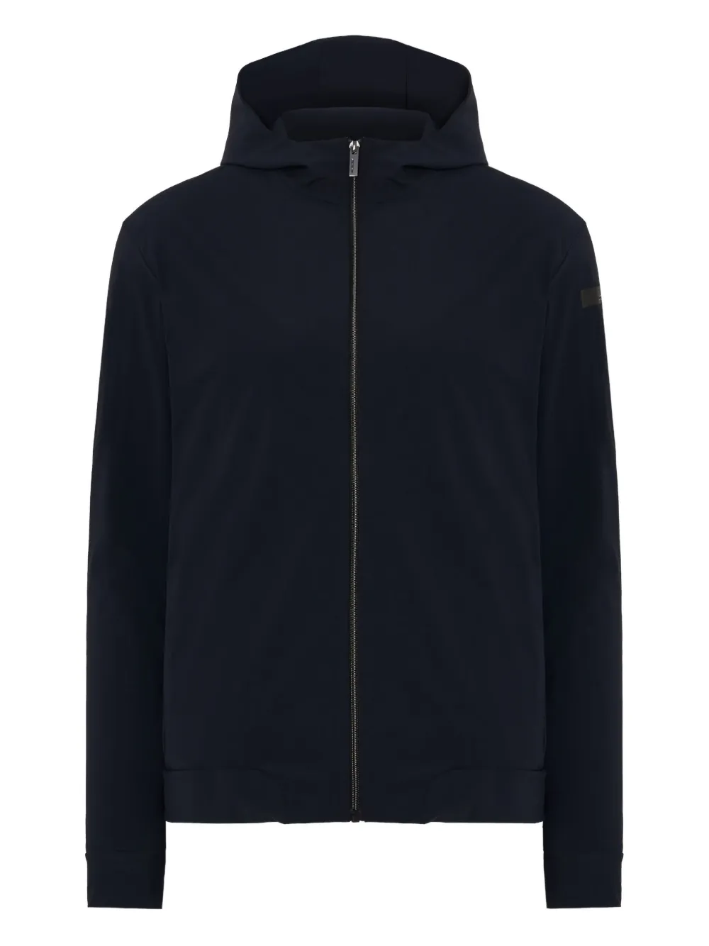 hooded zip-up jacket