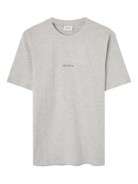 Les Deux Camiseta decote careca com bordado Dexter