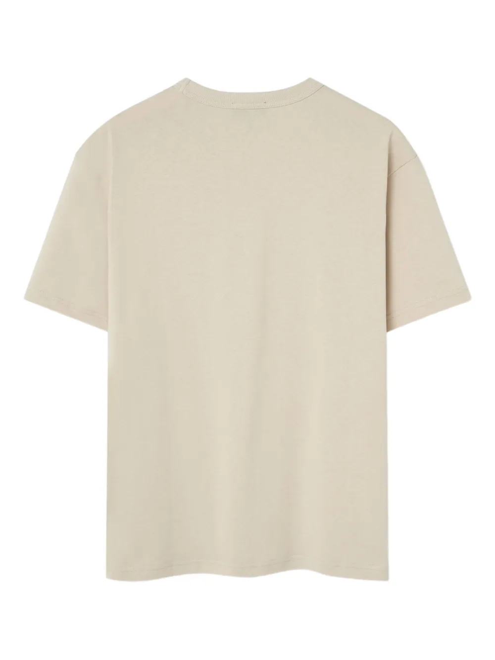 A.P.C. T-shirt met geborduurd logo - Beige
