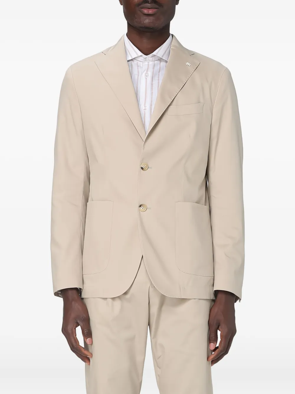 Manuel Ritz patch-pockets blazer | Neutrals | Image 1