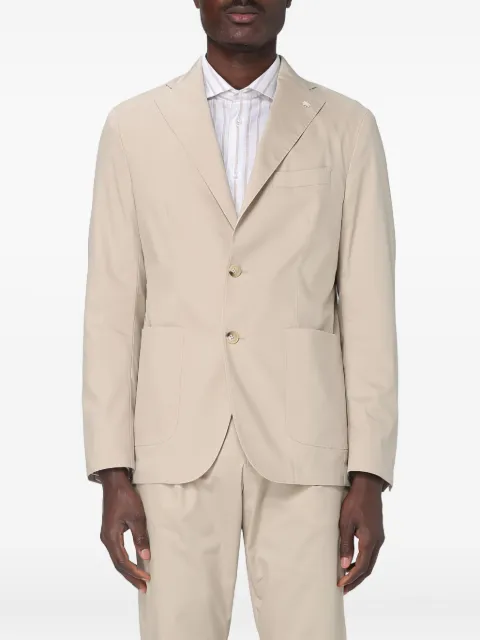 Manuel Ritz blazer con bolsillos de parche
