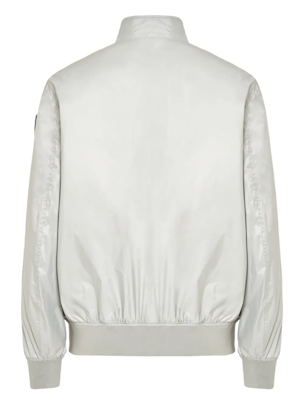 Blauer Bomberjack met rits Beige