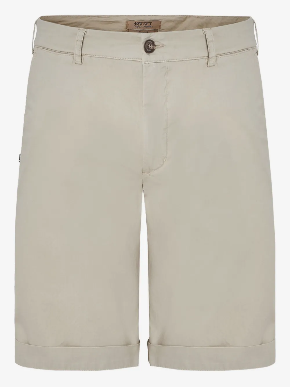 40 WEFT cuffed shorts | Neutrals | Image 1