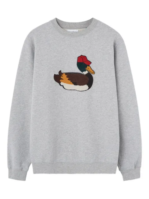 Edmmond Studios Duck Hunt embroidered duck sweatshirt