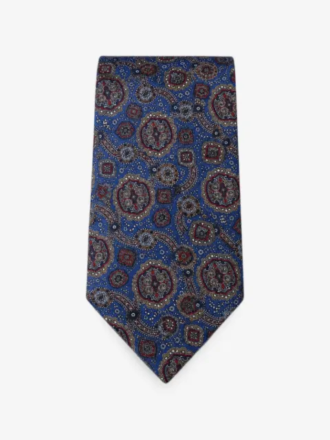 MARCO PASCALI paisley-print silk tie