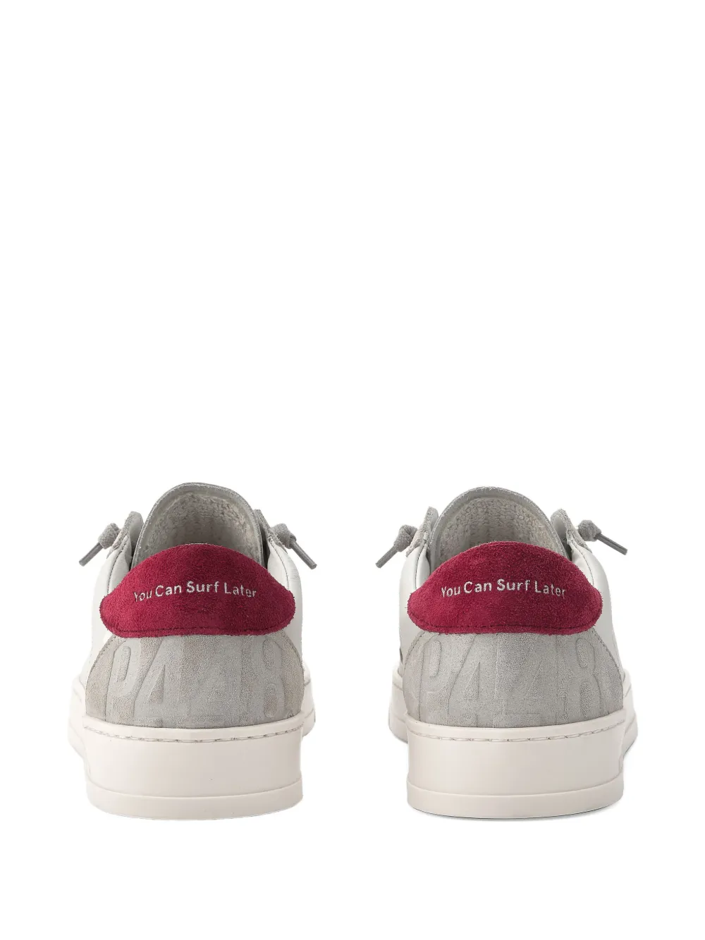 P448 Jack perforated suede sneakers White