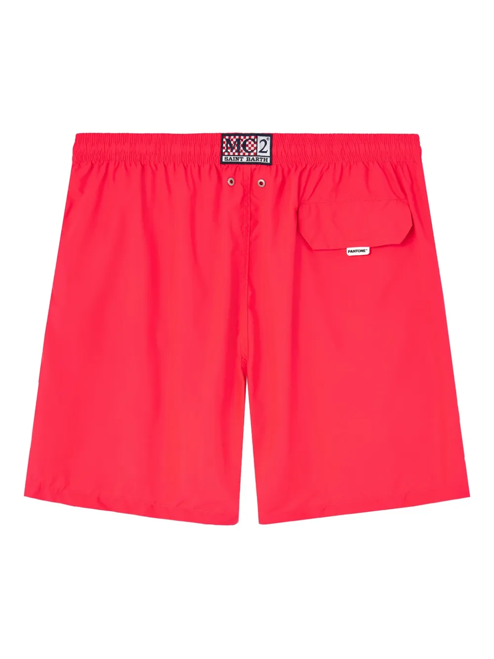 MC2 Saint Barth Zwembroek met trekkoord Rood