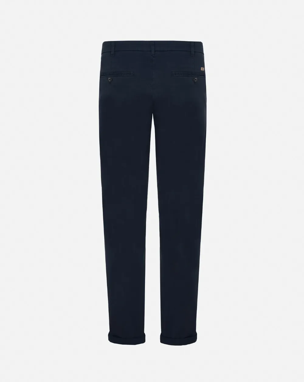 40 Weft Cuffed Trousers In Blue
