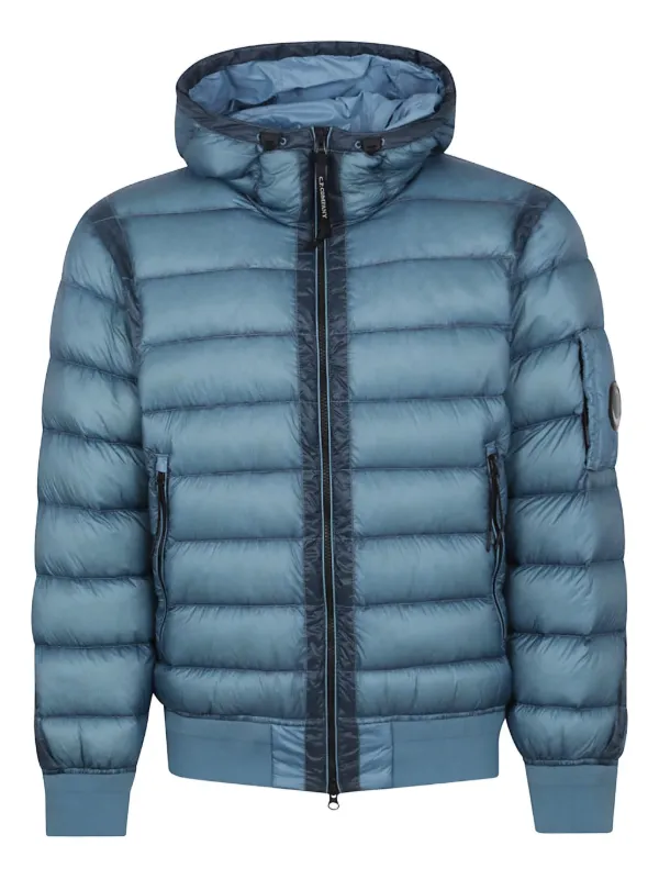 Company Hooded Padded Jacket Blue FARFETCH HK