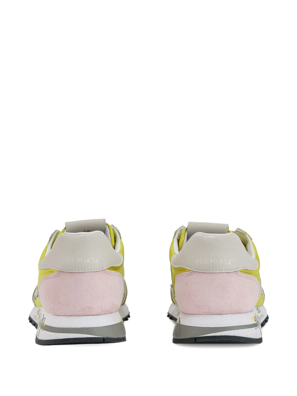 Premiata logo-patch sneakers Yellow