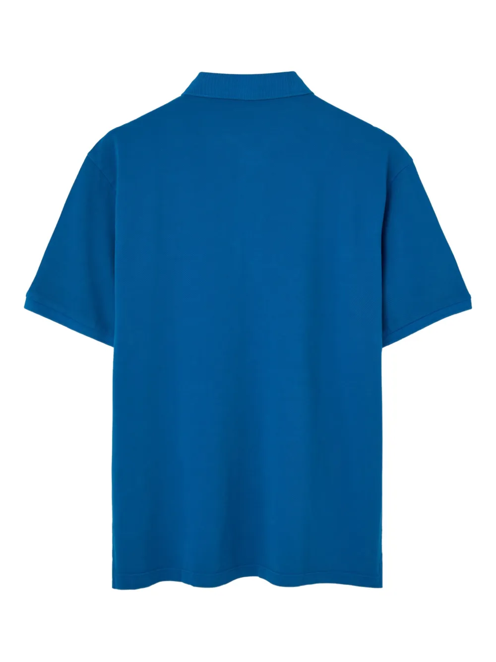 Blauer logo-detail cotton polo shirt - Blauw