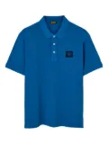 Blauer logo-detail cotton polo shirt - Blue
