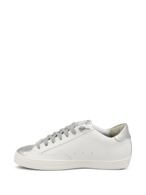 P448 John Perforated Leather Sneakers White FARFETCH UK