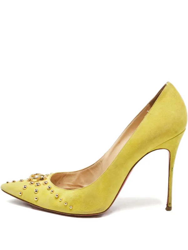 Christian Louboutin Pre-Owned 1161583 Yellow | イエロー | FARFETCH JP