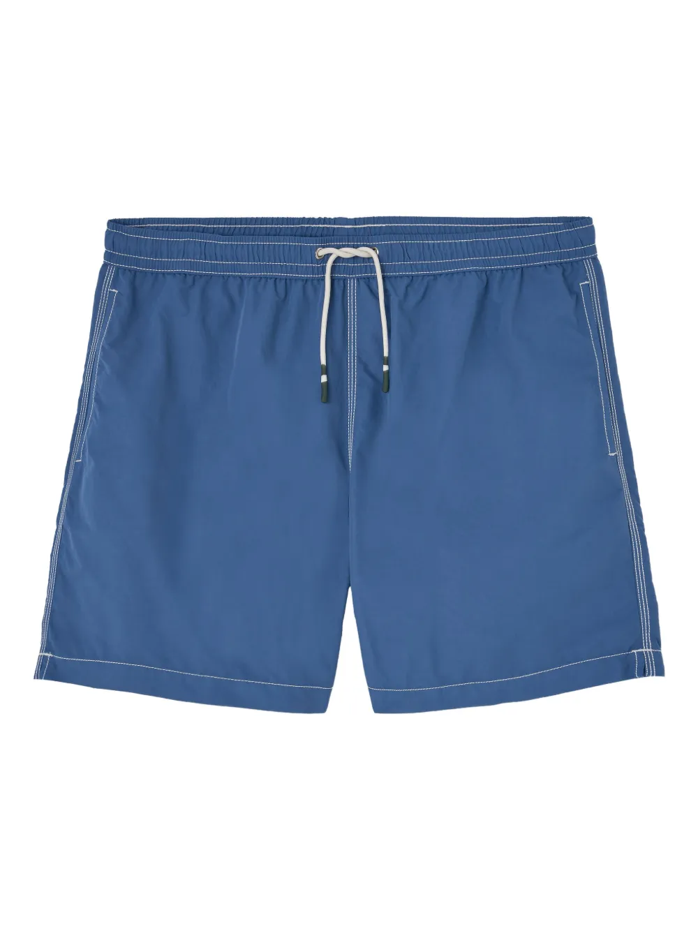 contrast-stitch swim shorts