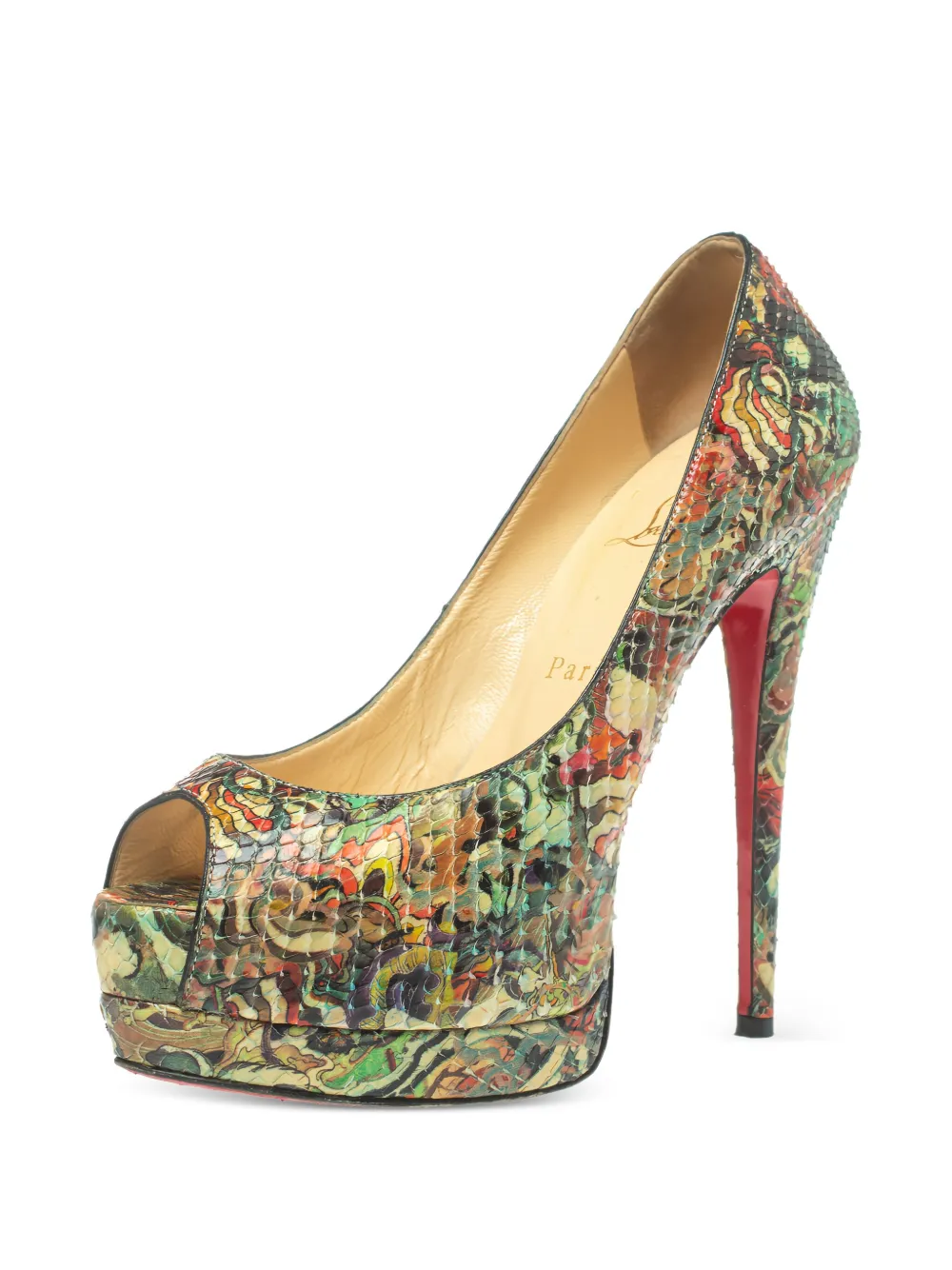 Christian Louboutin Pre-Owned 372992 Multicolor - Groen