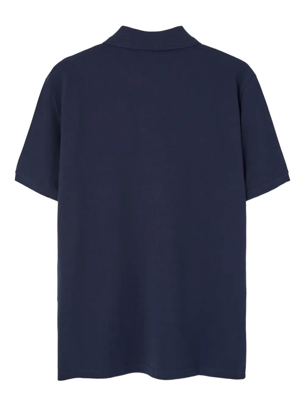 Les Deux Emmanuel embroidered-logo polo shirt - Blauw