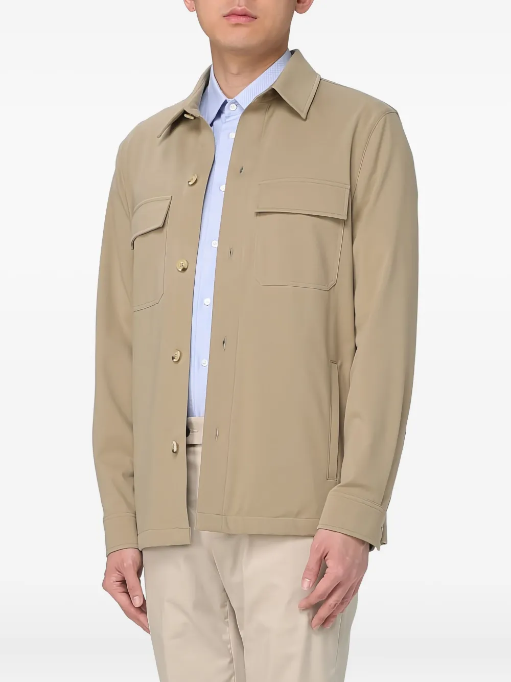 Manuel Ritz button-up shirt jacket | Shirt Jackets | Image 2