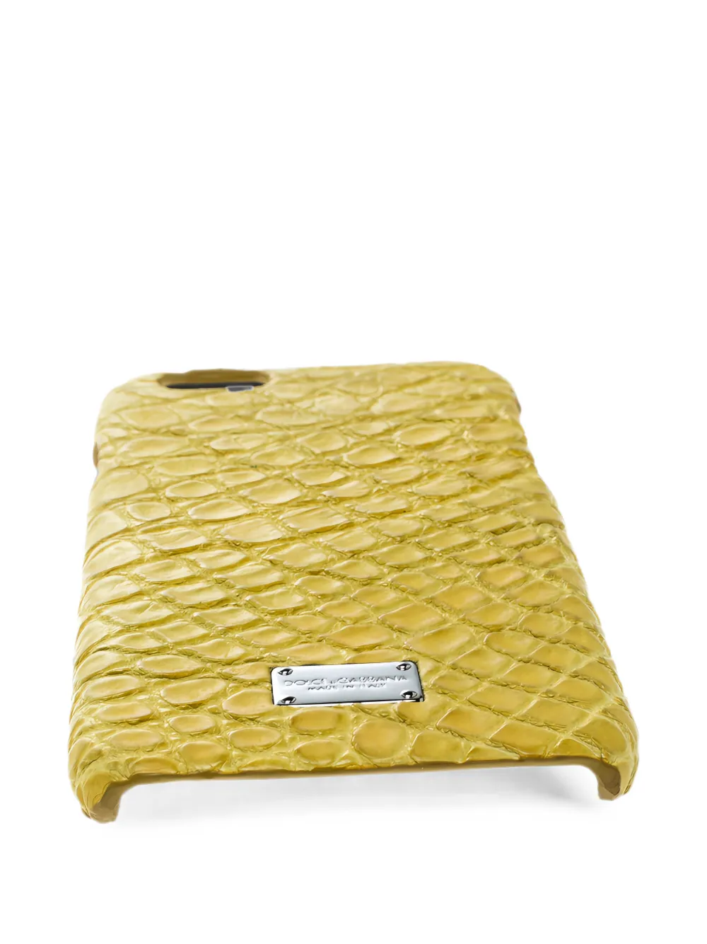 Dolce & Gabbana Pre-Owned Cover per iPhone 6/6S in pelle - Giallo