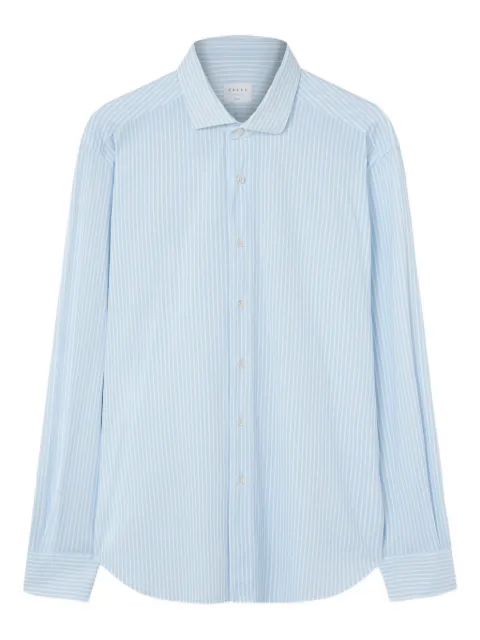 Xacus striped long-sleeved shirt