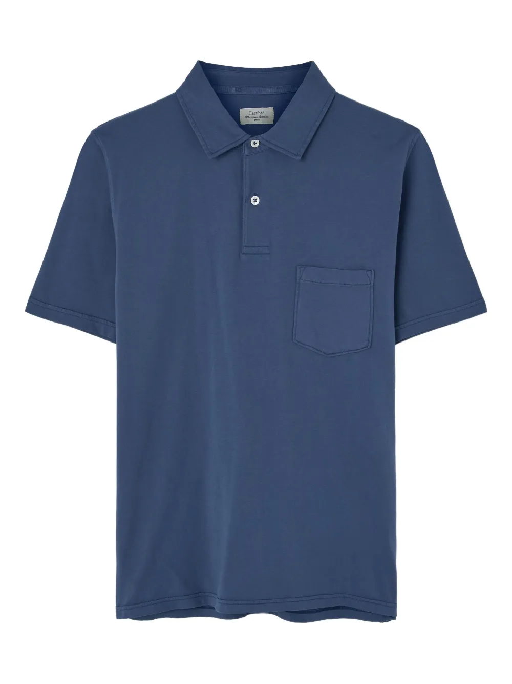 pocket short-sleeved polo shirt