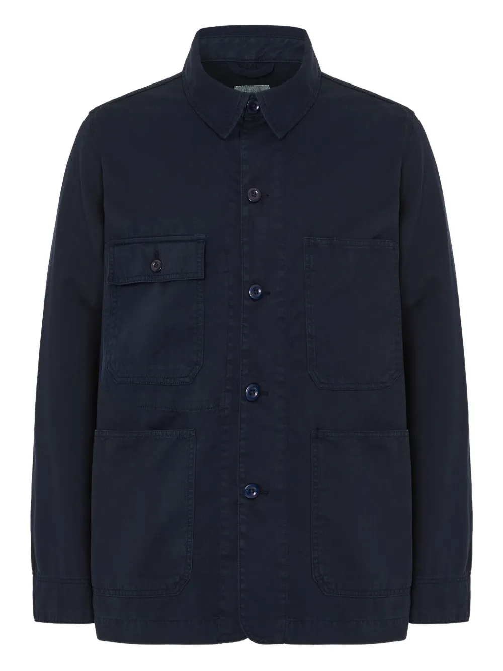 patch-pocket shirt jacket