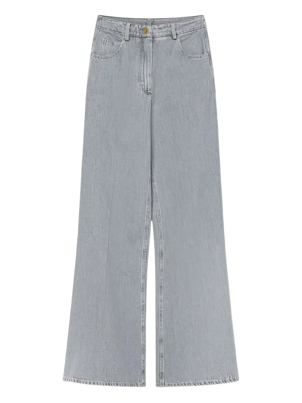 Forte Forte Flared Jeans In Gray