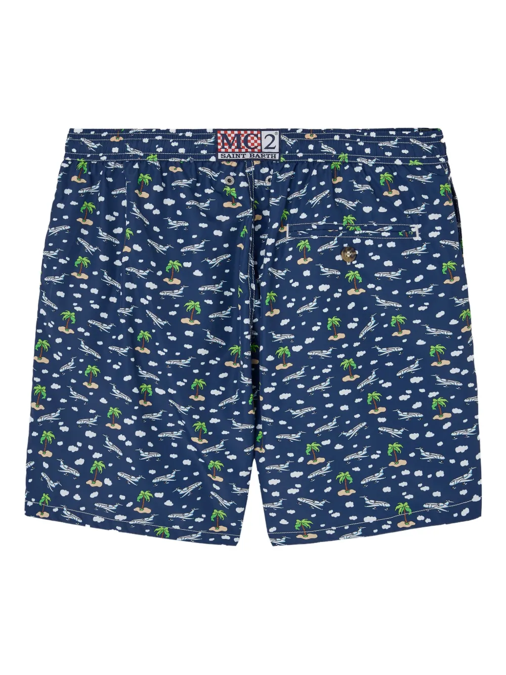 MC2 Saint Barth Zwembroek met print Blauw